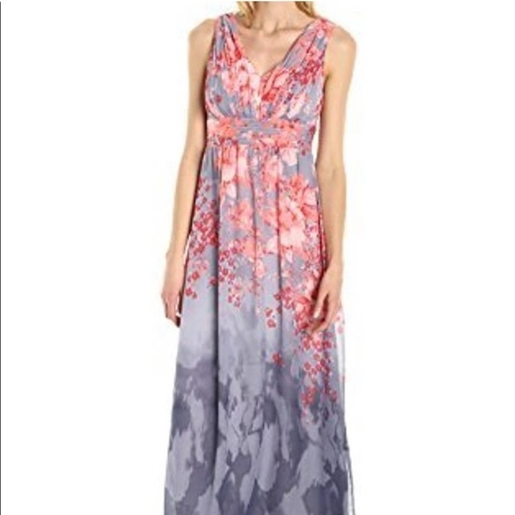 Sangria Floral Maxi Dress - Picture 2 of 13